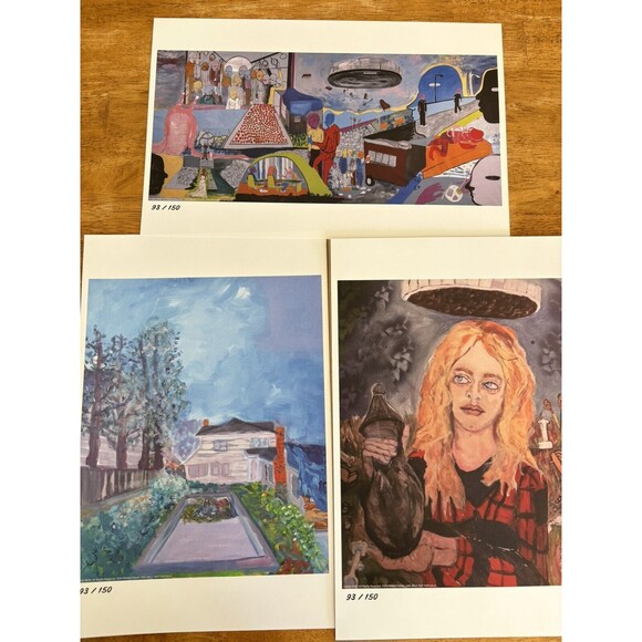 Lot Of 3 2023 Promotional MGM Lithographs #93 Numbered 93/150 Alien Home - Rare! - Picture 1 of 9